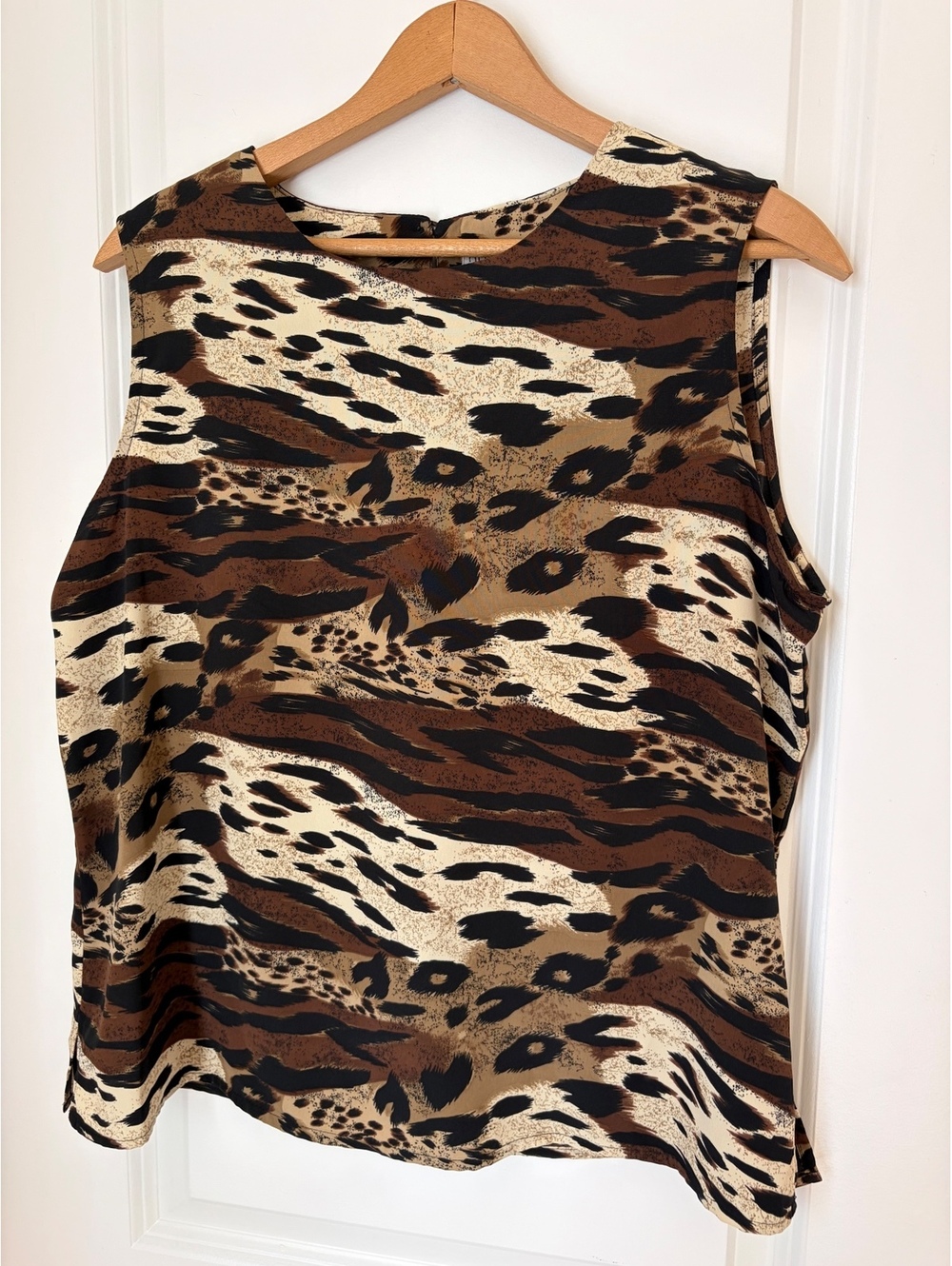 Y2K animal print tank